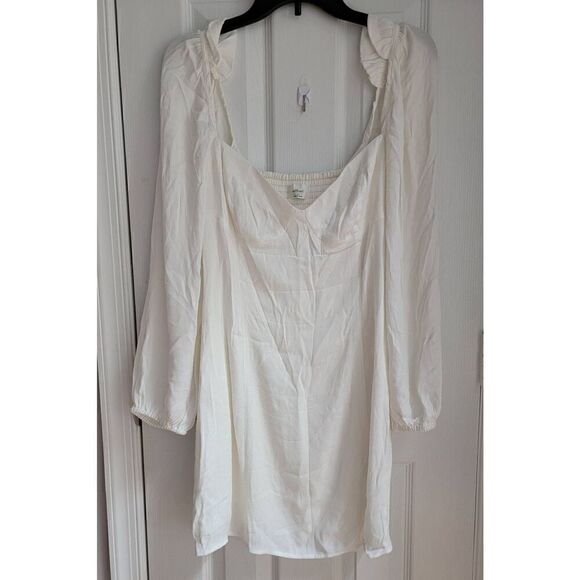 Aritzia Wilfred White Novella Dress 4 - Picture 9 of 11